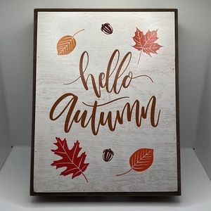 Fall Decor Wall Placks Autumn Table Top Decor